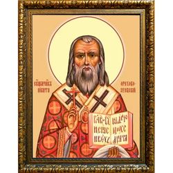 Никита Делекторский Священномученик. Икона на холсте.