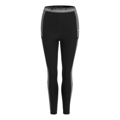 Женские теннисные брюки Nike Dri-Fit Performance Heritage Tight Women - Black, Grey