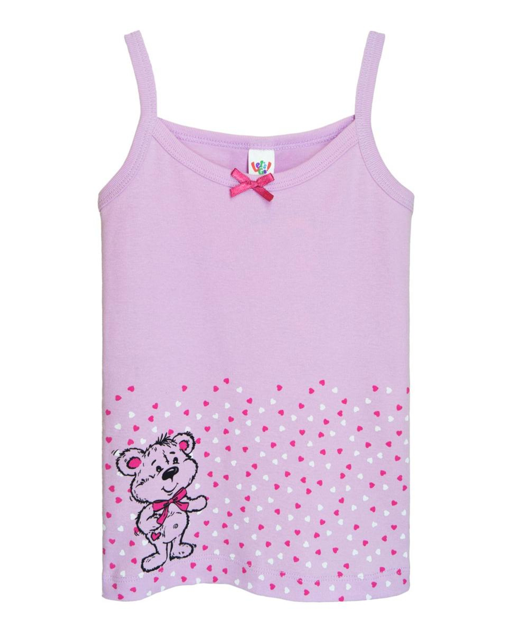 Майка для девочек ,122/128р.,роз.,21128(Let's Go)