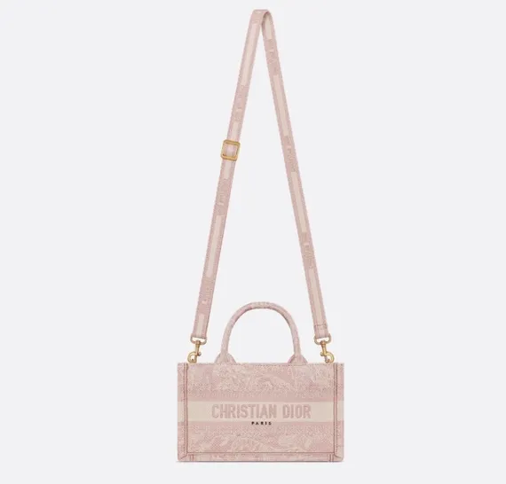 Сумка Dior Book Tote, модель большого формата, розовый