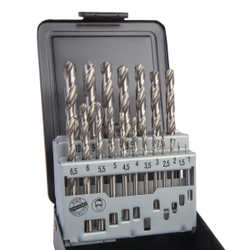 WDK-DG19 Набор сверл по металлу HSS-G 1-10 мм, 19 предметов
