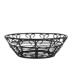 Корзинка для подачи 20,5 см h6 см черная нерж. P.L. Proff Cuisine