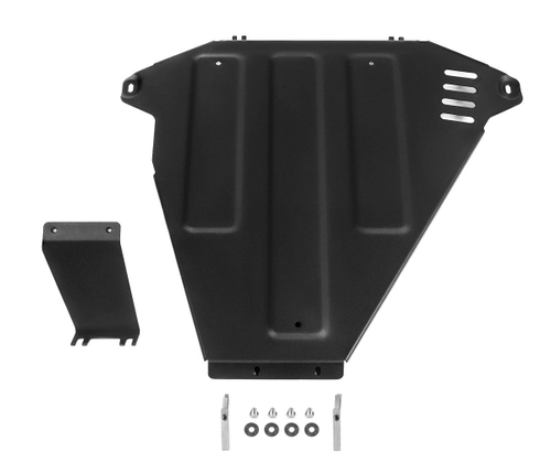 Защита КПП АвтоБроня для Subaru Outback VI (V - 2.5) 2021-н.в., сталь 1.8 мм, с крепежом, штампованная, 111.05441.1