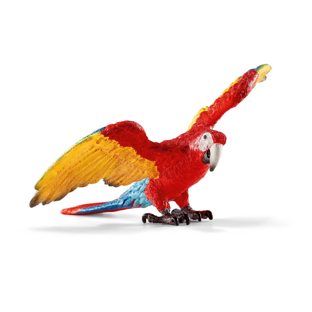 Schleich S 14737 — Фигурка попугая ара красно-жёлтого — фото 1
