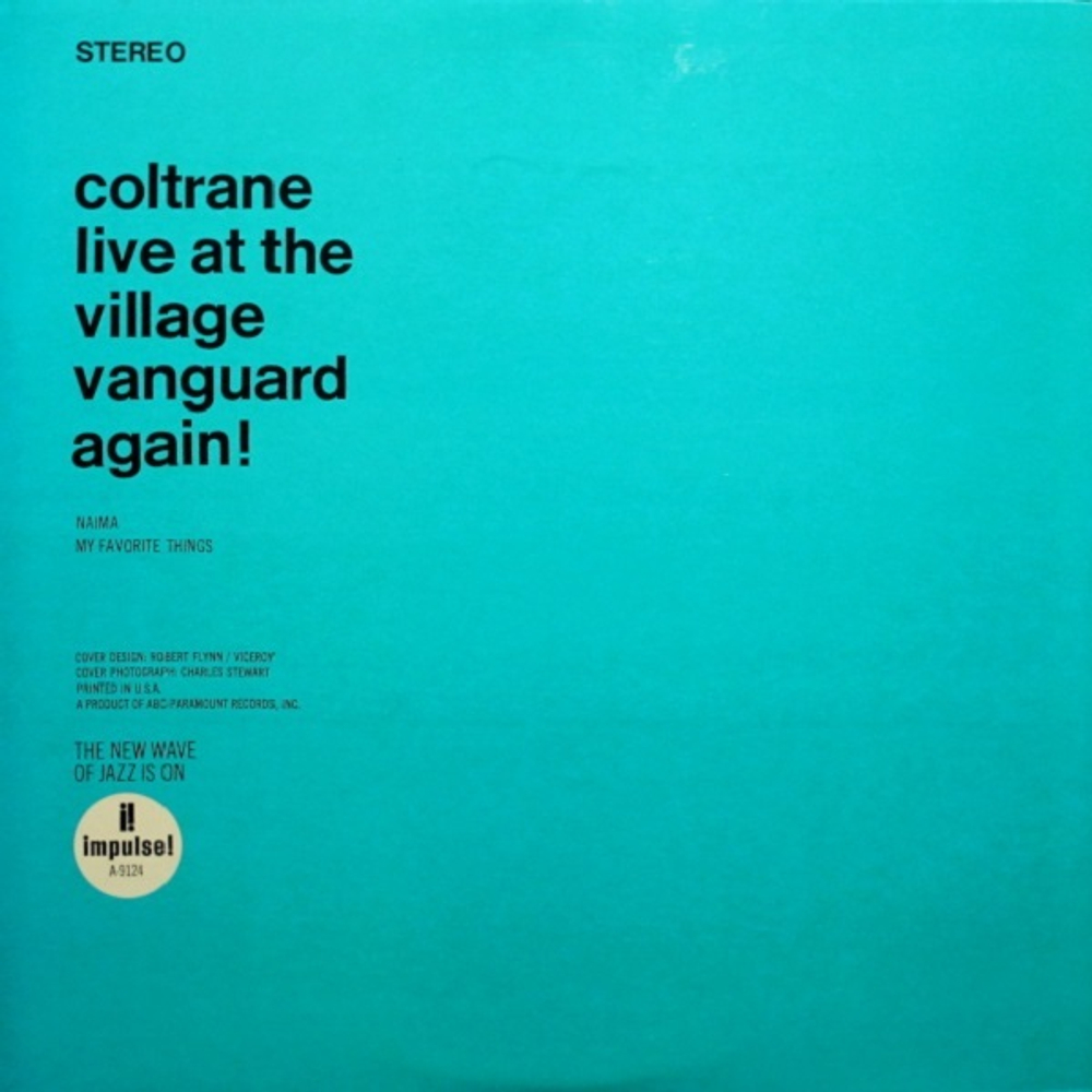 John Coltrane / Live At The Village Vanguard Again! (LP)