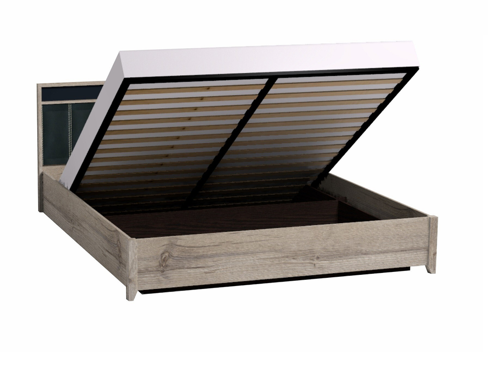 Кровать с подъемным механизмом Nature 306 Люкс 180х200, гаскон пайн