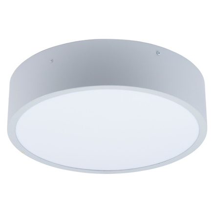 ULO-K40A 30W-4000К-R40 IP40 LIGHT GREY Светильник светодиодный накладной. Белый свет 4000K. Диаметр 400мм. Корпус светло-серый. ТМ Uniel