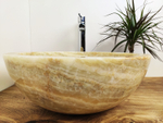 Раковина из оникса Bowl Yellow Small BO-60266 40*40*15