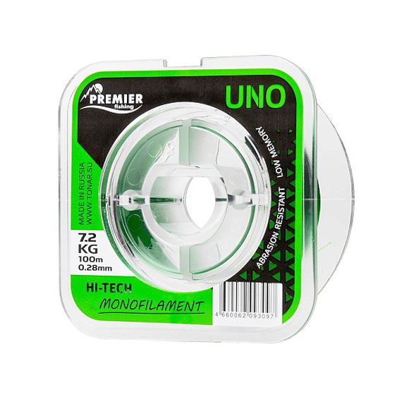 Леска UNO 0,28mm/100m Green Nylon (PR-U-G-028-100) Premier Fishing