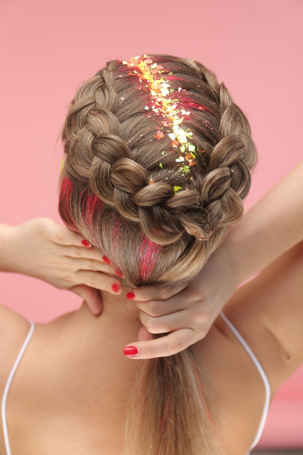 Декоративный гель для лица, волос и тела Color Gel Pink Neon