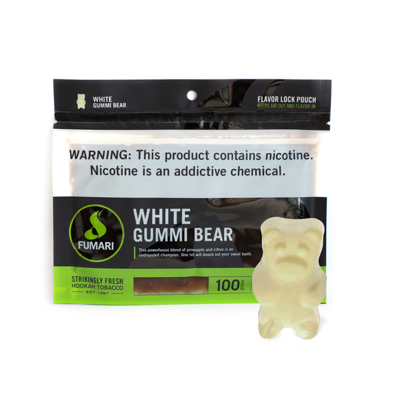 FUMARI - White Gummi Bear (100g)