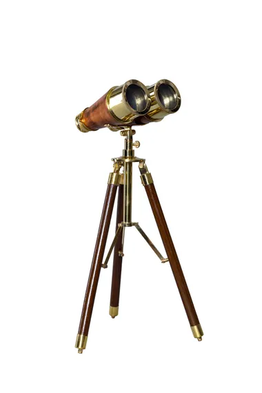 Бинокль декоративный латунь