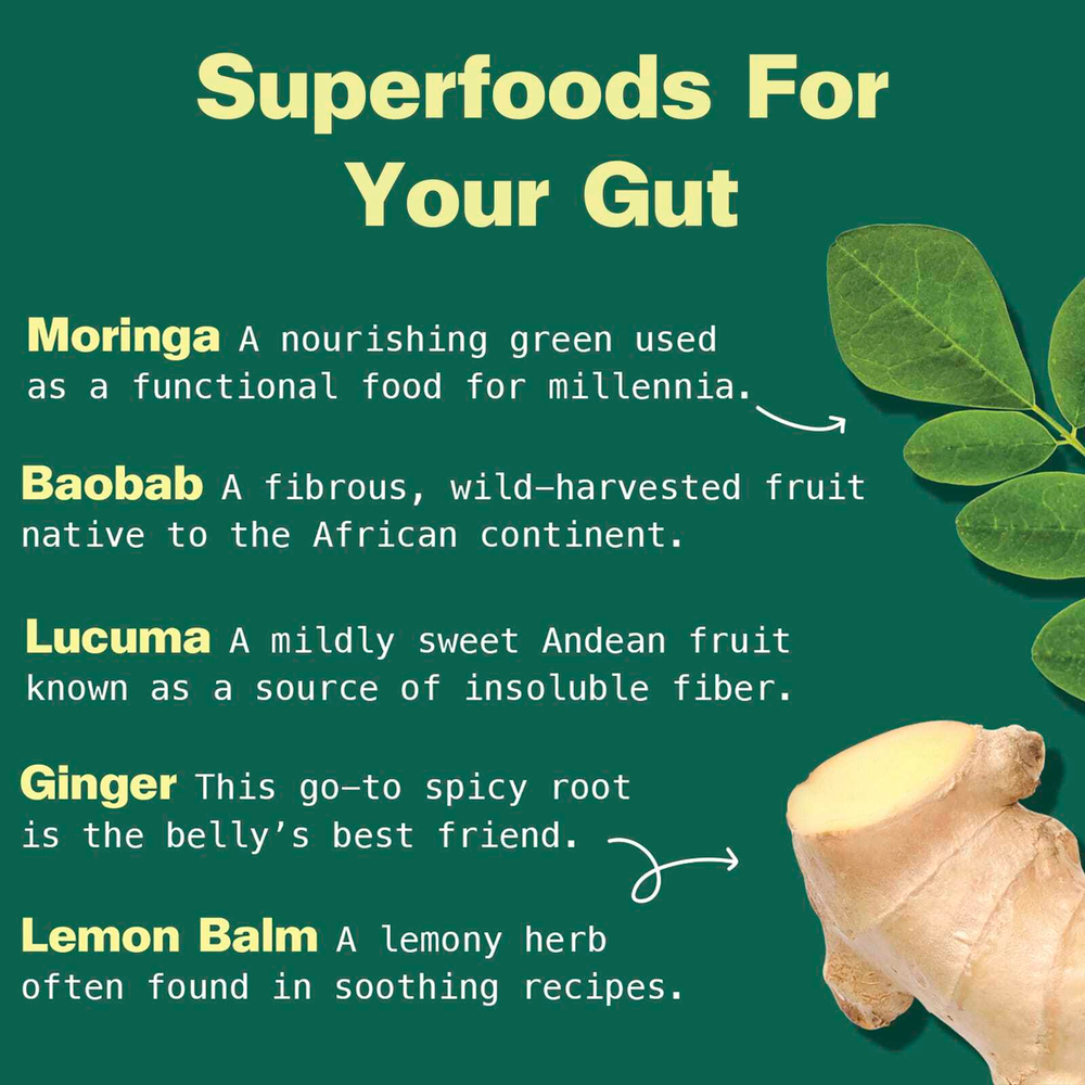 Kuli Kuli, Органическая смесь суперпродуктов, Gut Bliss, 170 г (6 унций)