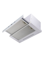 Кухонная вытяжка MACBI B-MTA-G60GW WHITE 1200м3/ч Белая, Жесты+Wi-Fi, авто выдвижная