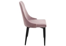 Стул на металлокаркасе Kora light purple / black