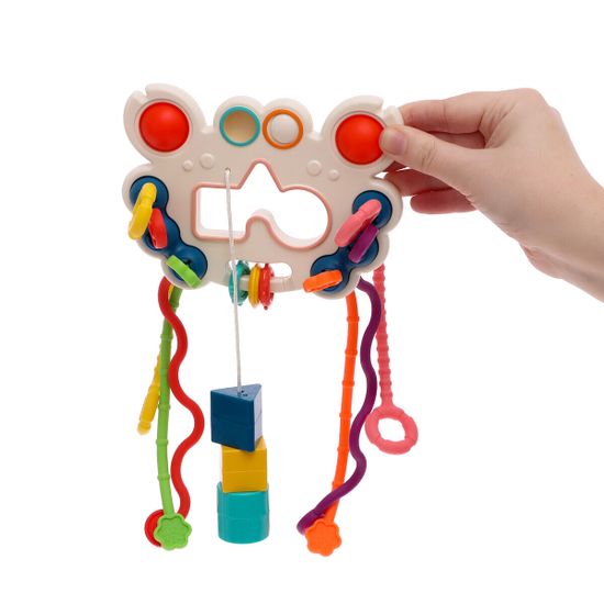 Сенсорный пальчиковый Крабик тянучка 4в1