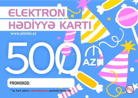 Elektron hədiyyə kartı  500 AZN