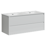 Тумба с раковиной Sancos Libra, 119 см., эмаль белый, LB120-2W