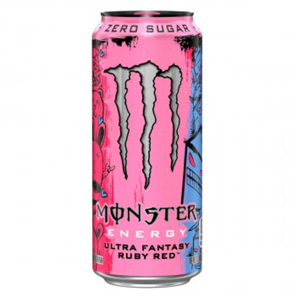 Энергетический напиток Monster Energy Фэнтази РУБИ РЭД, 500мл.