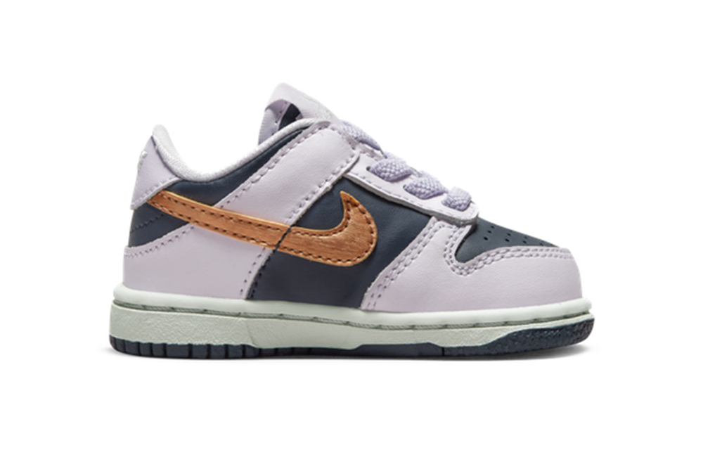 Baby Nike Dunk Low SE comfortable low-cut sports casual shoes blue purple