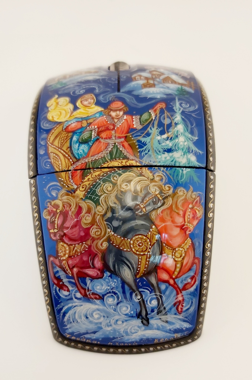 Мышь беспроводная, складная "Тройка" N5