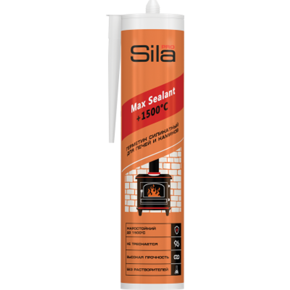 Sila pro max sealant,1500, герметик для печей, 280ml