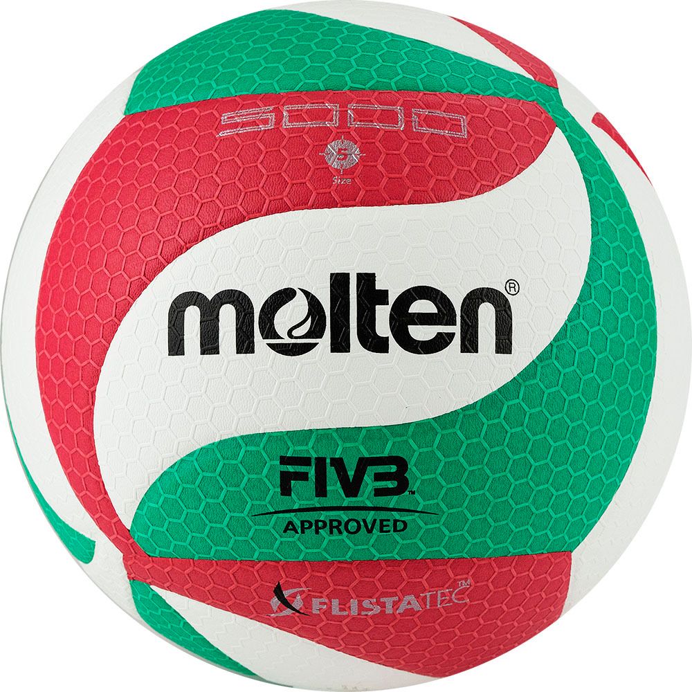 Мяч волейбольный MOLTEN V5M5000-DE размер 5, FIVB Approved