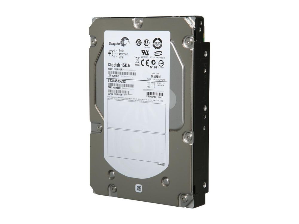 Жесткий диск Seagate 146GB 15K LFF SP SAS HDD ST3146356SS 146 GB