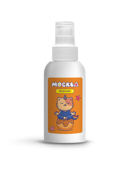 Москва Вкусная - гель для удовольствия с ароматом соленой карамели, 100 мл
