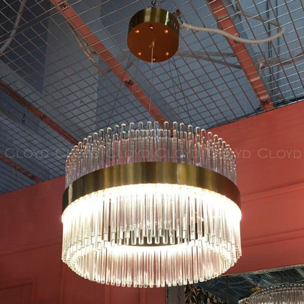 Люстра Cloyd CADANCE-A C1 / Ø55 см - латунь (арт.10332)