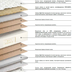 Матрас ортопедический Lordflex's Bios Zip 180х200 до 75 кг