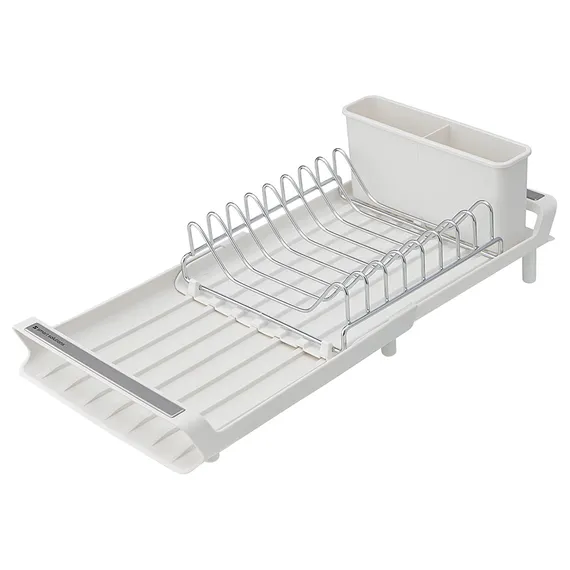 Сушилка для посуды atle раздвижная малая, белая
