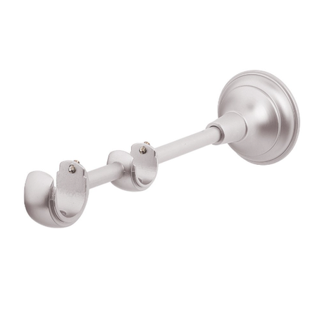 Кронштейн открытый Элегия двухрядный d25 мм, цвет хром матовый