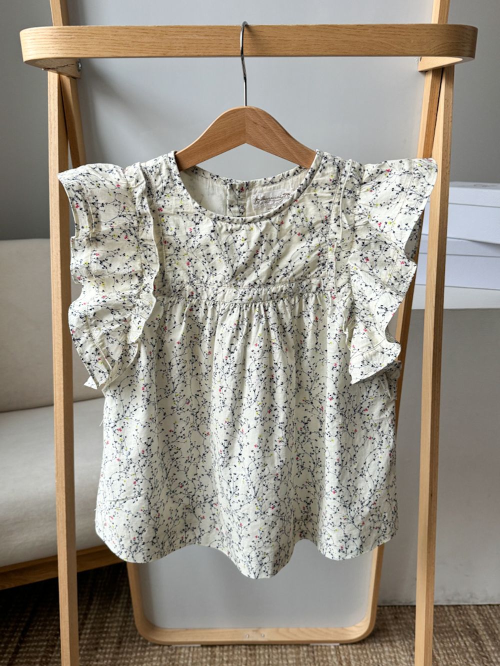 Хлопковая блузка Bonpoint, 140