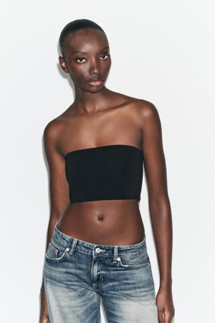 ZARA ТОП-БАНДО, ЧЕРНЫЙ