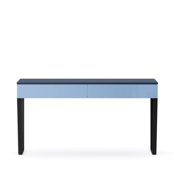 Бостон ПМ-421.12.2 Стол письменный с двумя опорами Голубой, Синий