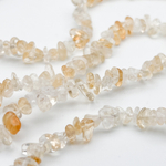 "Цитрин" (кварц), крошка 4-8 мм, цена за нить 38 см