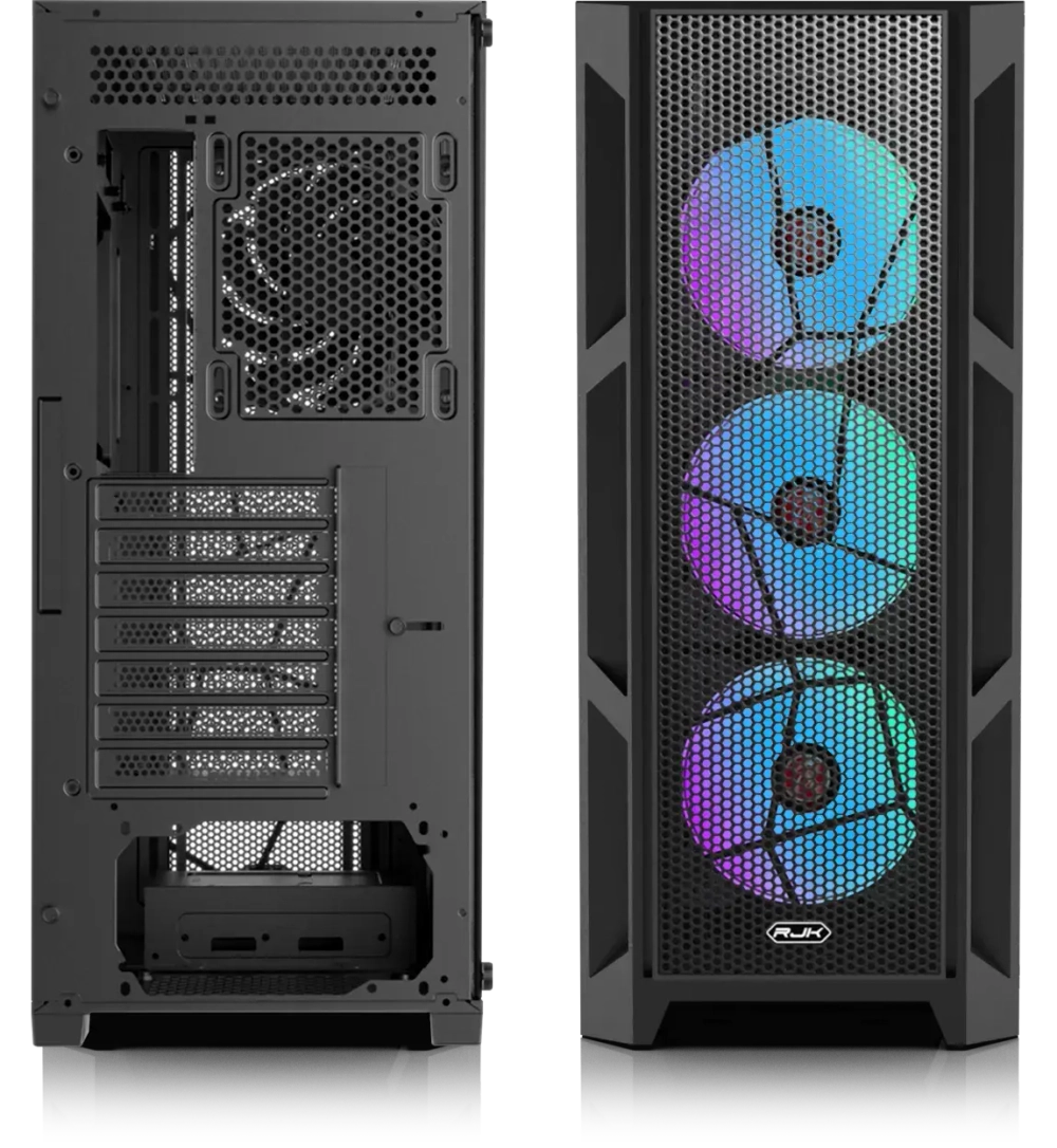 Корпус RAIJINTEK ARCADIA III-MS4, Mid-Tower, MATX, Mini-ITX, ATX, USB 2.0 Type-A, USB 3.2 Gen 1 Type-A, ARGB- 4x120мм,TG