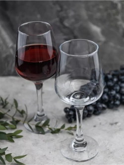 Набор бокалов для вина, 450 мл, 6 шт. прозрачные