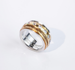 Кольцо — медитация Muse London Topaz & Gold