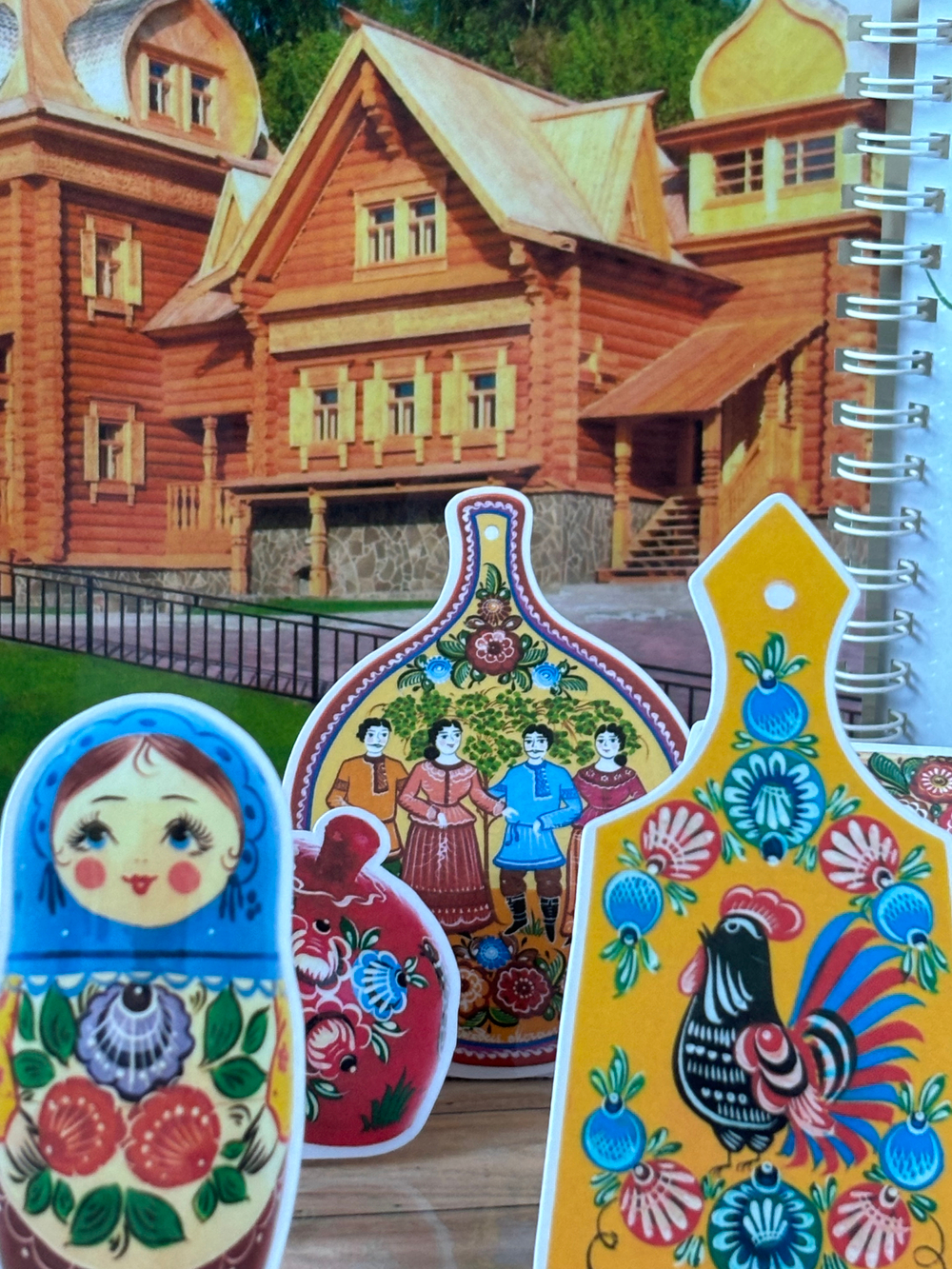 Макет "Городецкая роспись"