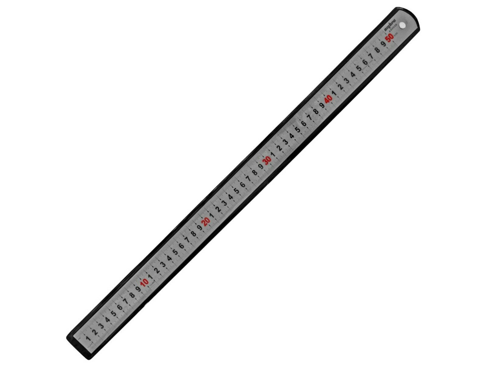 A90008 Линейка металлическая, 500 мм