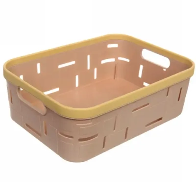 Корзина для мелочей «Корсика» бежевая 35х25х12,5см