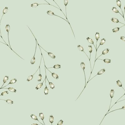 Ветки на серо-зеленом фоне