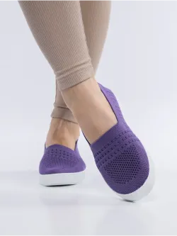 Мокасины летние текстильные