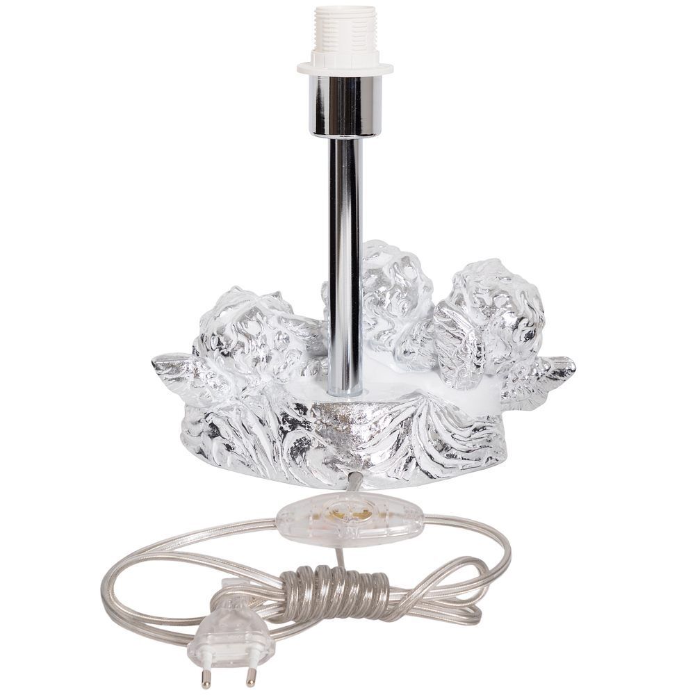 Настольная лампа Весёлые Купидоны Сильвер Мадлен Пудровый