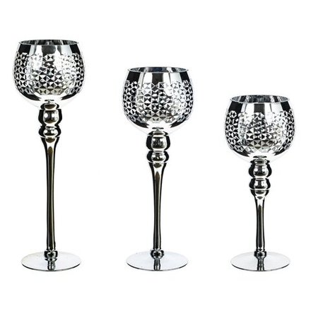 GAEM Набор из 3-х подсвечников, L38 W13 H39,5 см