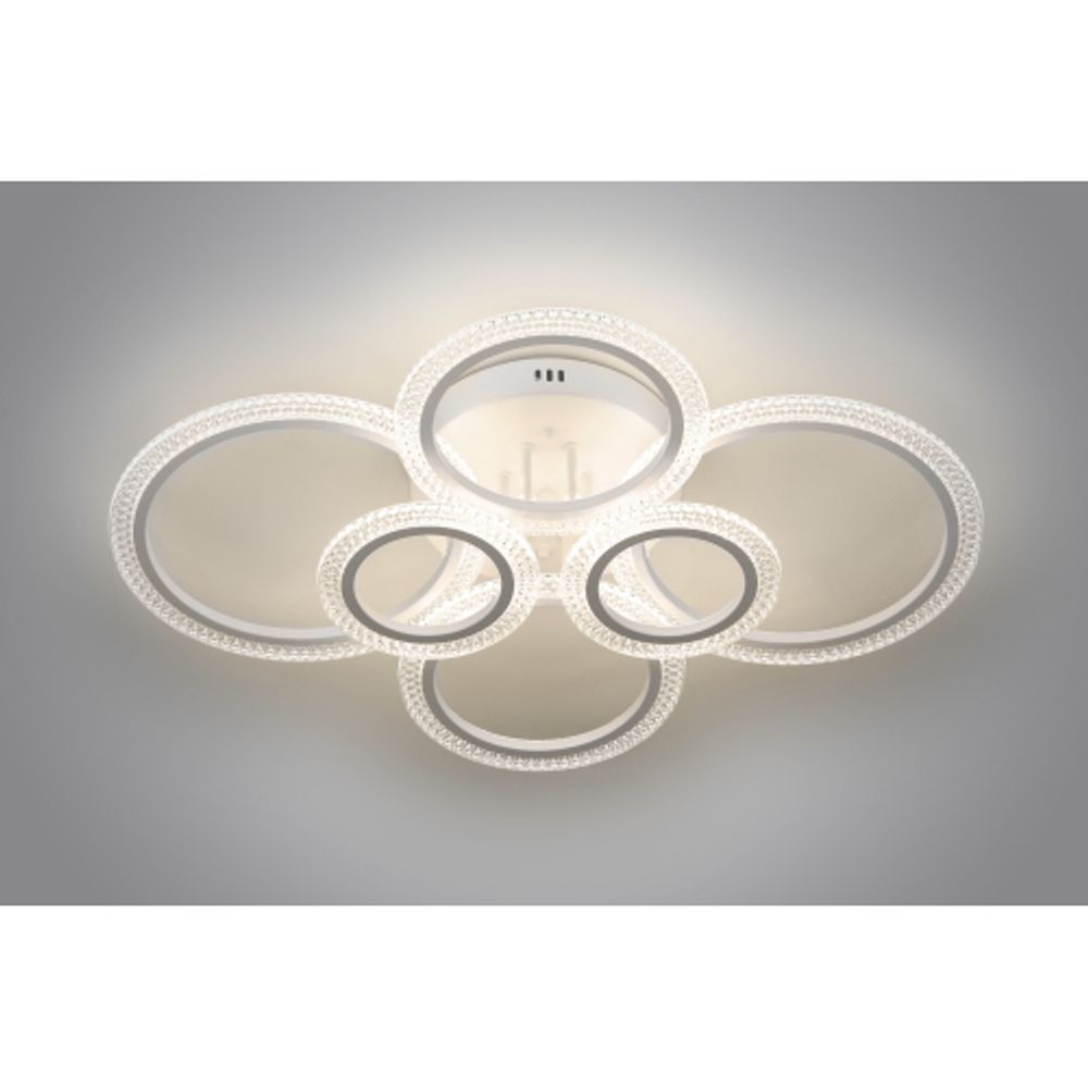 Светильник потолочный светодиодный Rivoli Marion 6107-109 132 Вт LED 2800К - 6200К модерн с пультом | Rivoli