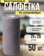 Многоразовые салфетки из микрофибры