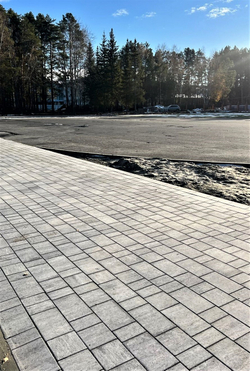 Тротуарная плитка ВАН, форма Городской микс, h=60мм